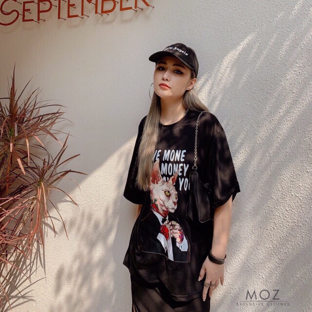 Áo Phông Mèo Quý Ông Cao Cấp Mèo Sphynx