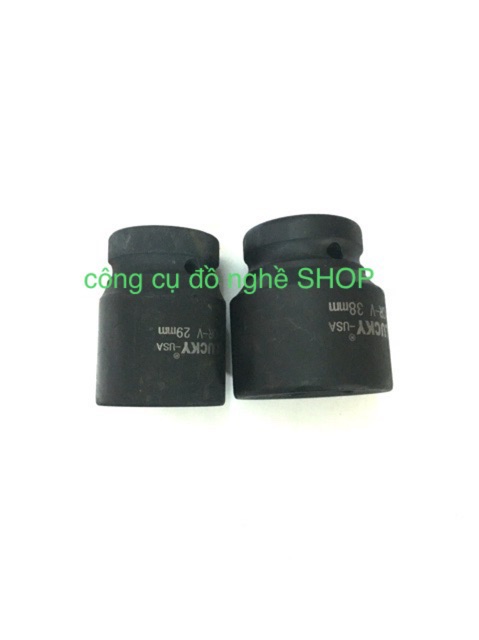 Đầu tuýp 3/4 xi đen đủ size