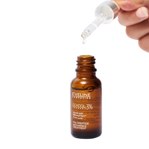 Tinh chất Eveline Glycol Therapy 3% chống nhăn da 18ML
