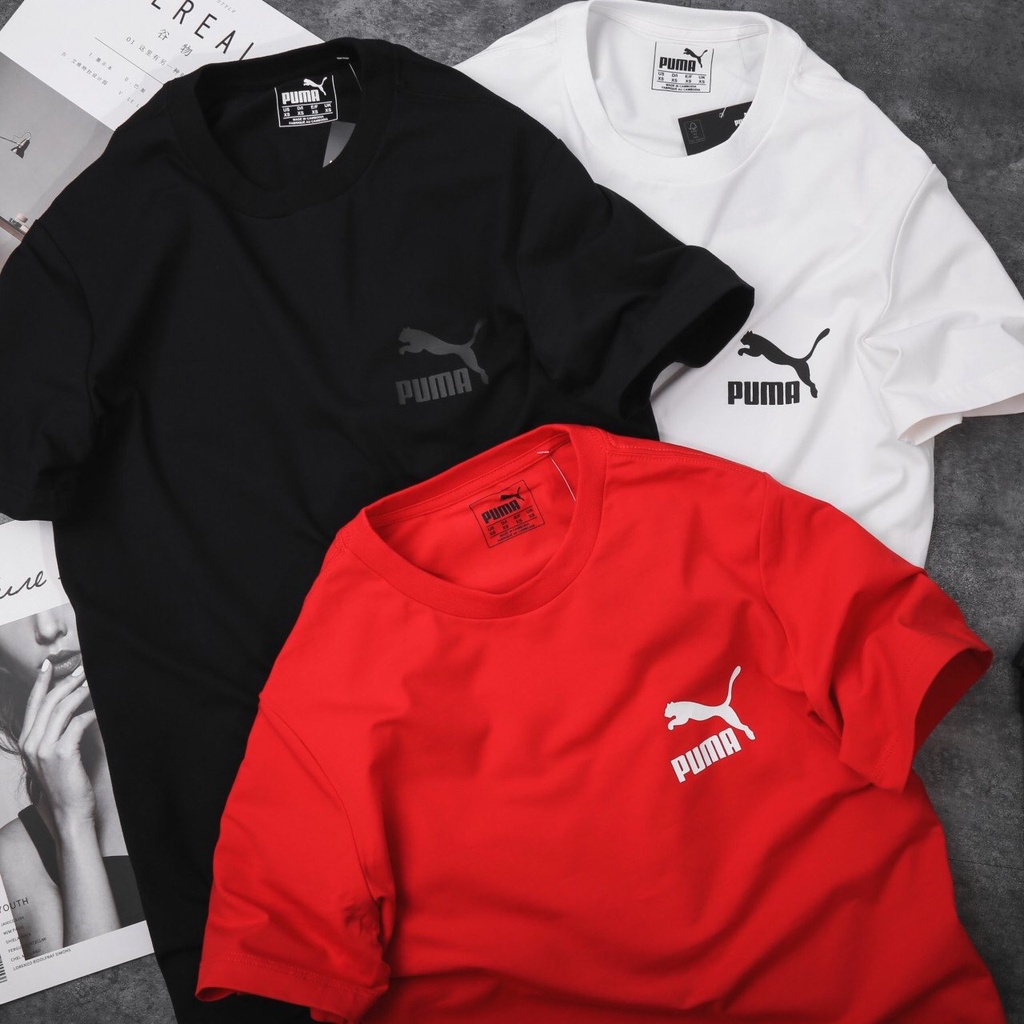 Áo phông nam in con báo cá tính , chất vải cotton mền mại thoáng mát co giãn 4 chiều tốt | ur sport