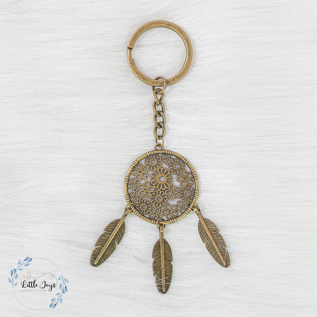 Móc khóa dreamcatcher phong cách vintage, hoang dã