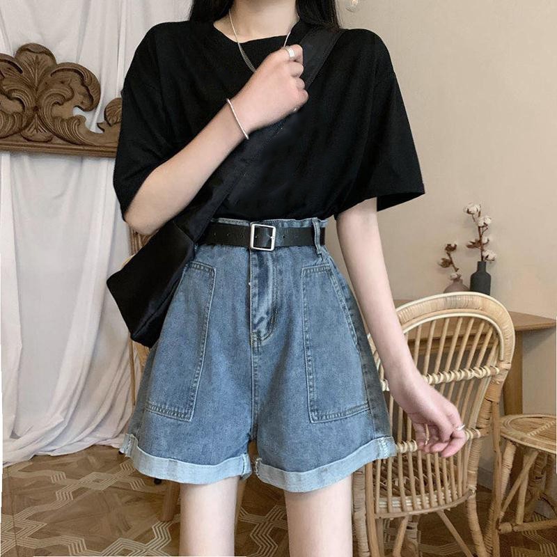 [Size M,L] Quần shorts jean nữ Ulzzang Quảng Châu QLJ65