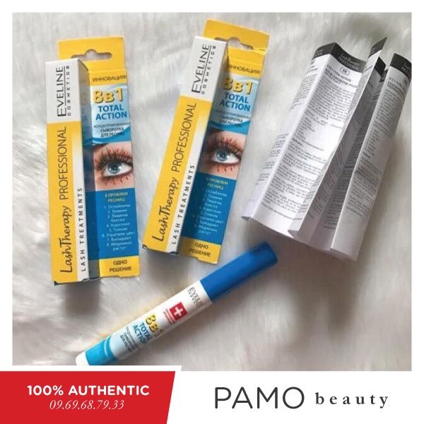 Huyết thanh dưỡng dài mi Eveline 8 in 1 Total Action | BigBuy360 - bigbuy360.vn