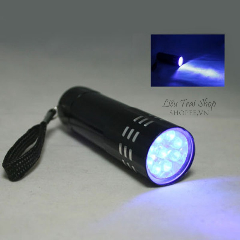 Đèn LED UV làm khô keo UV 9 bóng Led