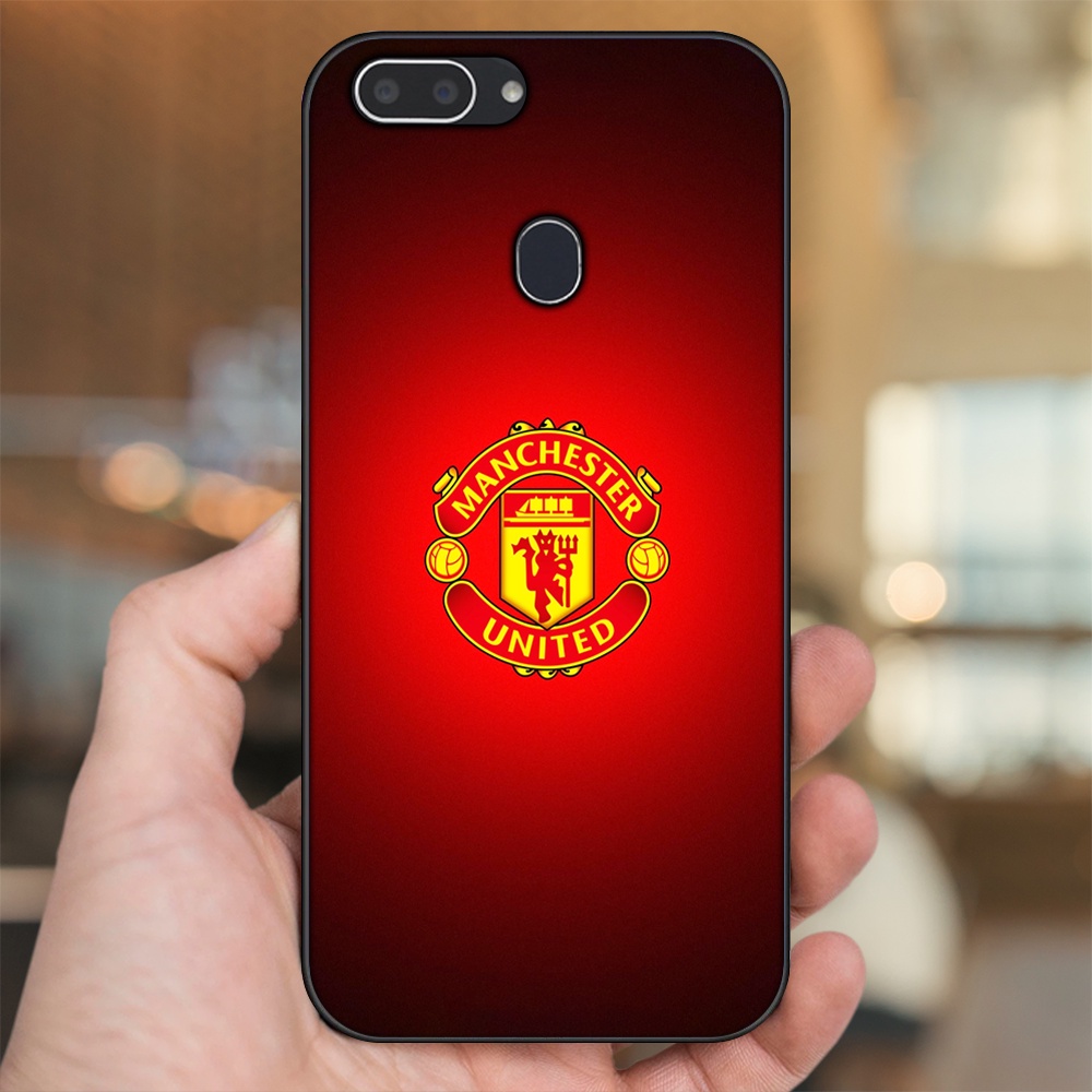Ốp lưng Realme 2 viền đen in hình MU Manchester United