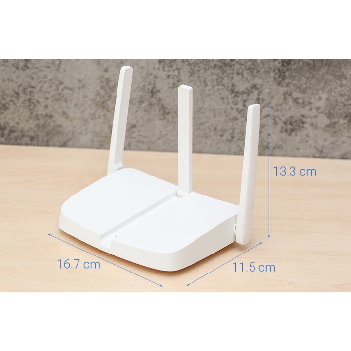 Bộ Phát Wifi Mercusys 3 râu MW305R chuẩn N 300Mbps , Thiết kế nhỏ gọn , cài đặt dễ dàng - bảo hành 5 năm