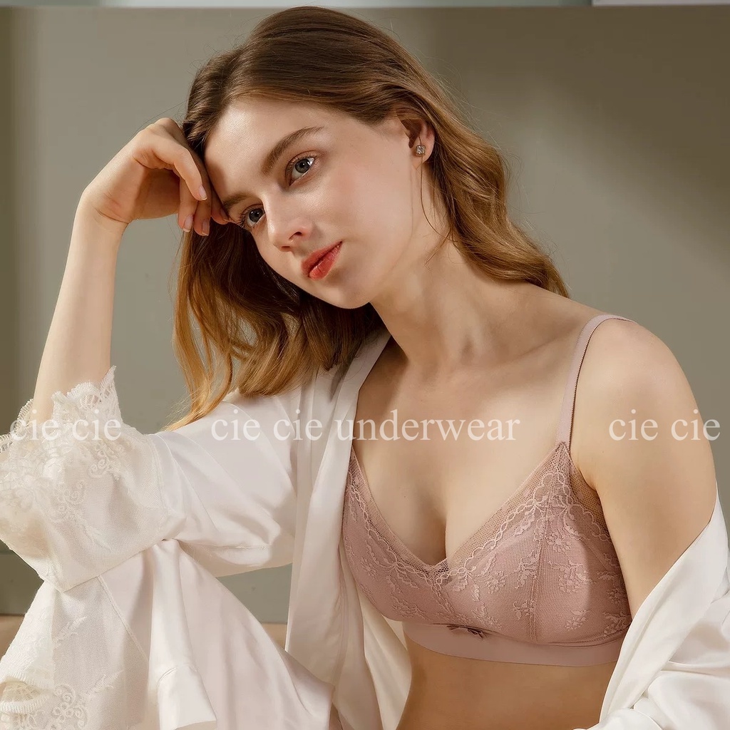 Áo lót ren không gọng đệm dày 4cm ôm nâng đẩy ngực tốt 2993