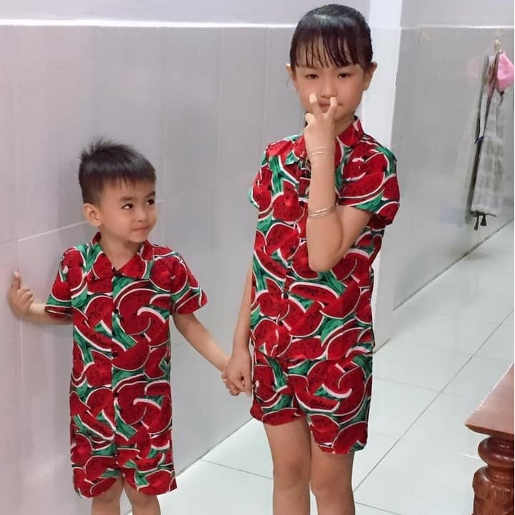 Sơ mi trái cây-dưa đỏ (ảnh thật, kèm video tự quay)