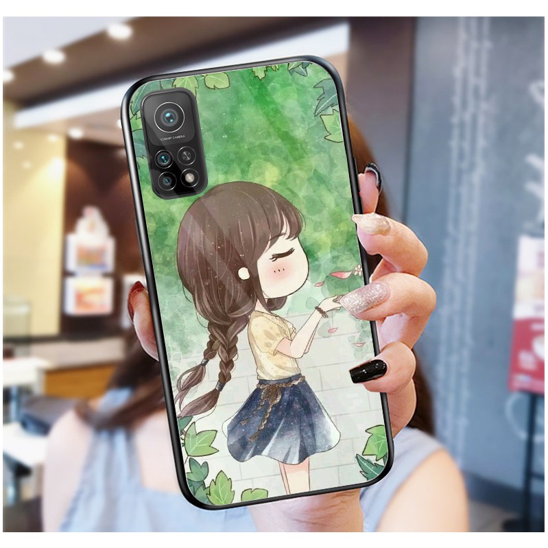 Ốp Lưng Xiaomi Mi 10T, 10T Pro 5G mặt kính cường lực cao cấp