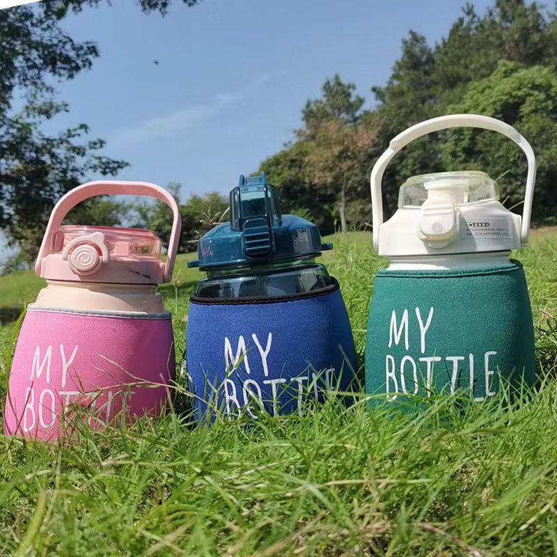 Bình Đựng Nước Cách Nhiệt Chống Sốc 800ml - 1100ml Ốp