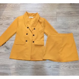 Set Vest kèm chân váy