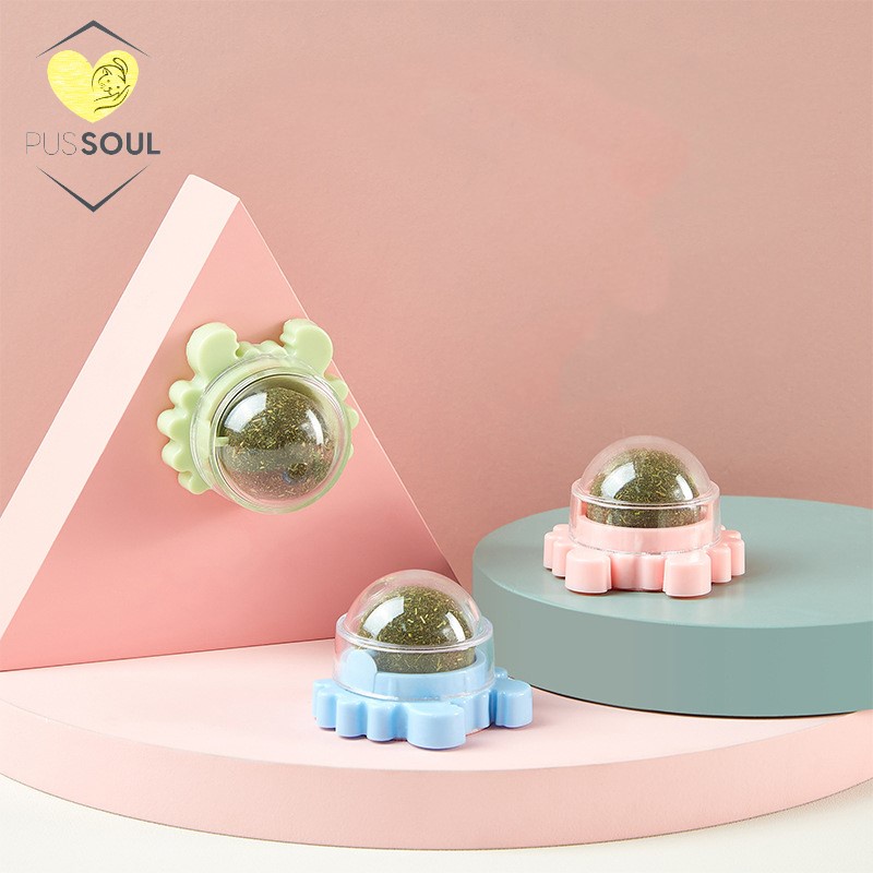 - Cỏ mèo dán tường  - Giảm STRESS, trị búi lông dạ dày mèo - Hình Cua nhỏ, Trái bơ