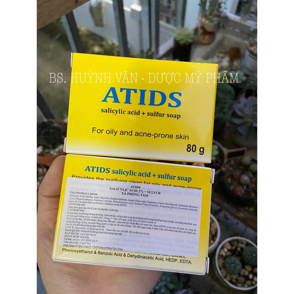Xà phòng mụn lưng ATIDS SOAP 80g