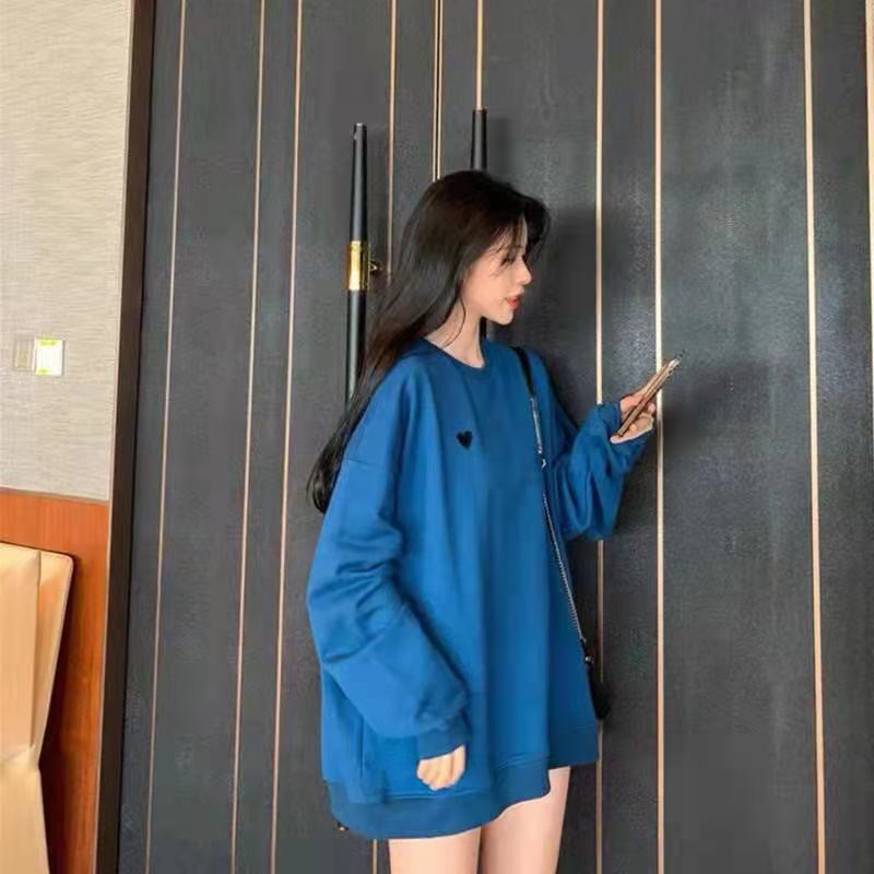 Áo sweater cổ tròn phong cách Hàn Quốc thời trang<br />