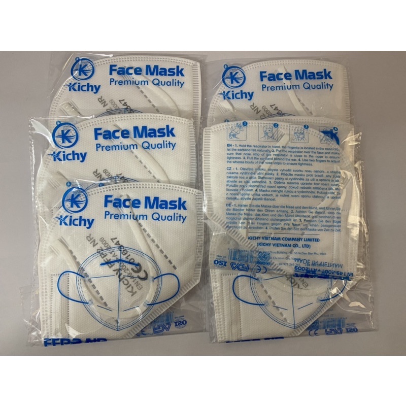 Khẩu Trang 5 lớp Kichy Protective Face Mask N95 - Hộp 20 chiếc