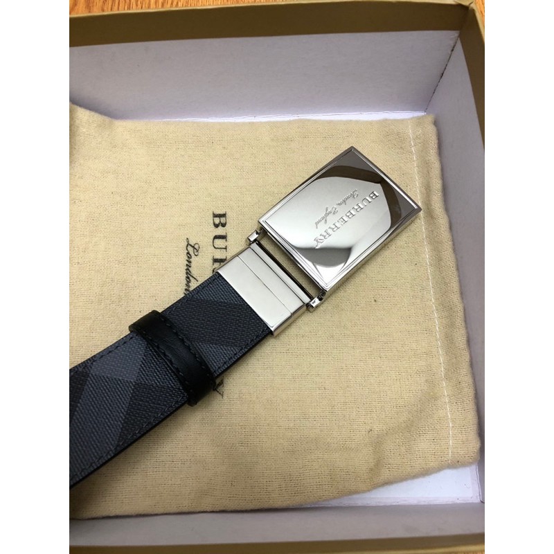 Thắt lưng da cho nam chất liệu da thật cao cấp thương hiệu Burberry BBR