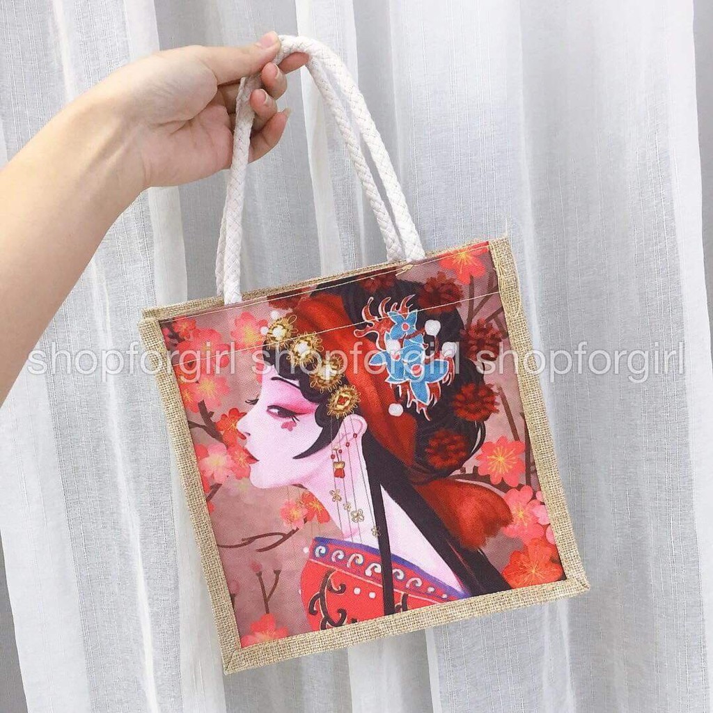 Túi cói mini 6 mẫu size 21 x 21cm | BigBuy360 - bigbuy360.vn