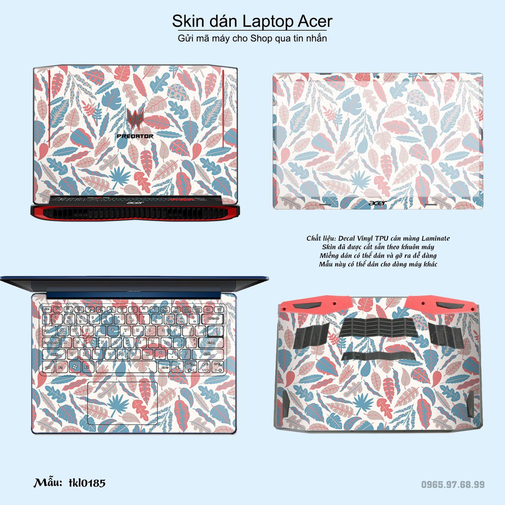 Skin dán Laptop Acer in hình thiết kế _nhiều mẫu 5 (inbox mã máy cho Shop)