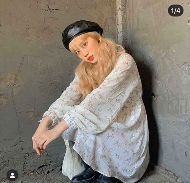 Đầm hoa cột nơ ngực