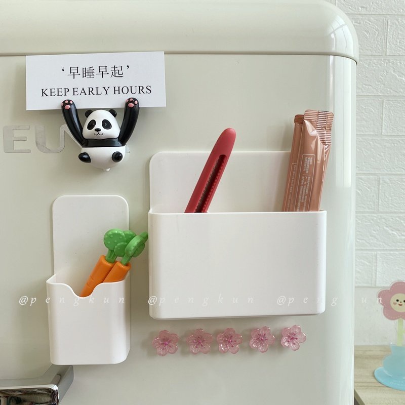 Giá Đỡ Bút Từ Tính Có Thể Treo Tủ Lạnh Phong Cách Nhật Bản