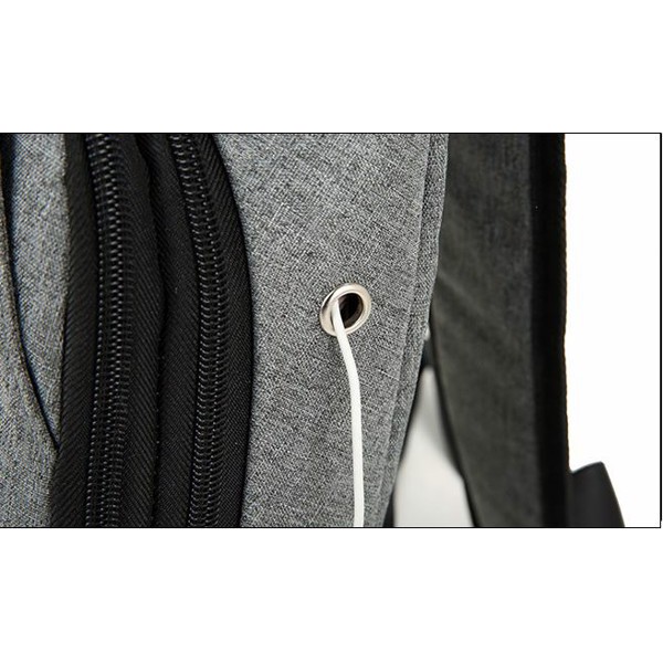 Túi đeo chéo nữ, nam tích hợp cổng kết nối USB, chất liệu vải canvas dày cao cấp, đi chơi đi học siêu chất T513 | BigBuy360 - bigbuy360.vn