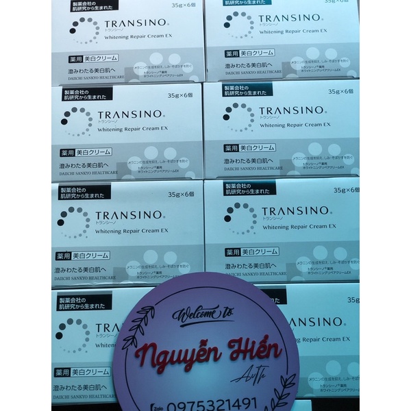 Kem Dưỡng Ban Đêm Giảm,Ngăn ngừa Nám Transino Whitening Repair Cream EX 35g