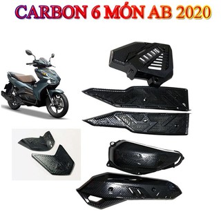 COMBO ỐP CARBON 6 MÓN, 5 MÓN CHO AB 2020 (HÀNG ĐẸP NHƯ HÌNH ĐẠI DIỆN)