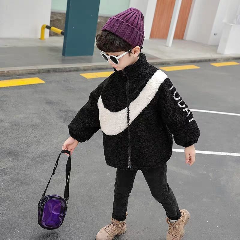 Áo khoác cashmere dày giữ ấm thiết kế thời trang mới cho bé