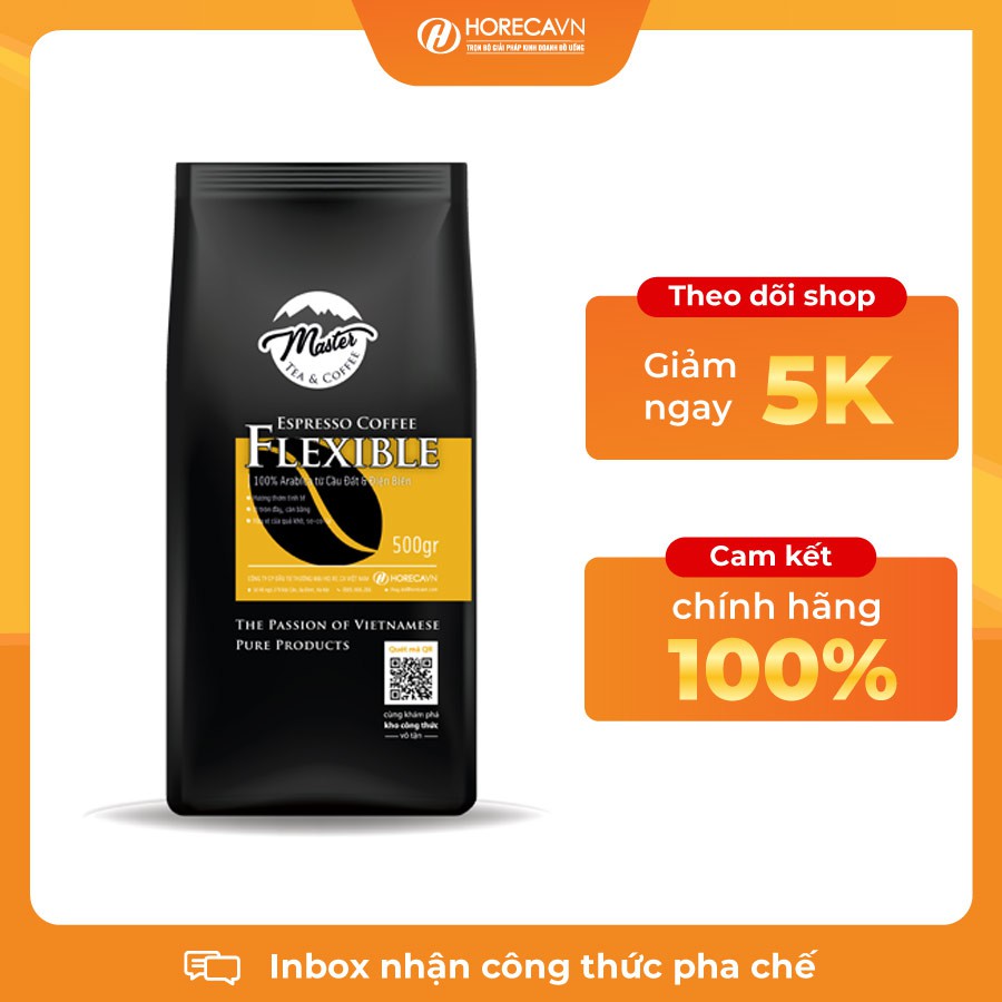 Cà Phê Hạt Master Pha Máy FLEXIBLE 500g