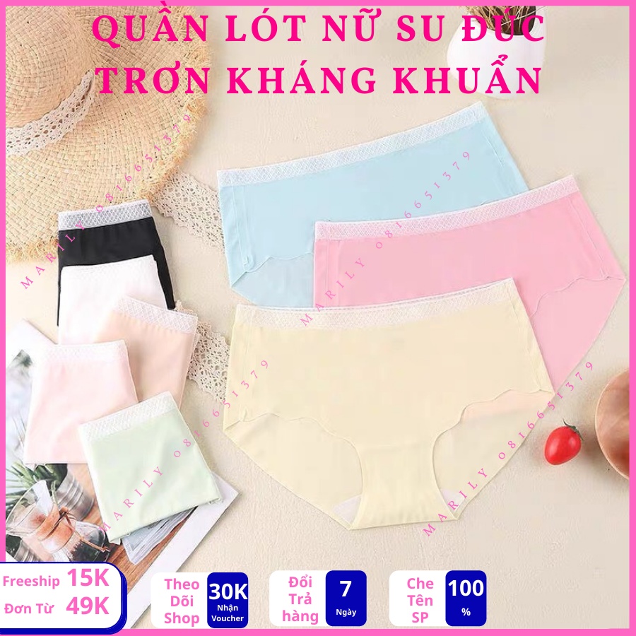 Quần Lót Nữ Su Đúc Trơn, Mặc Mát Mùa Hè Marily