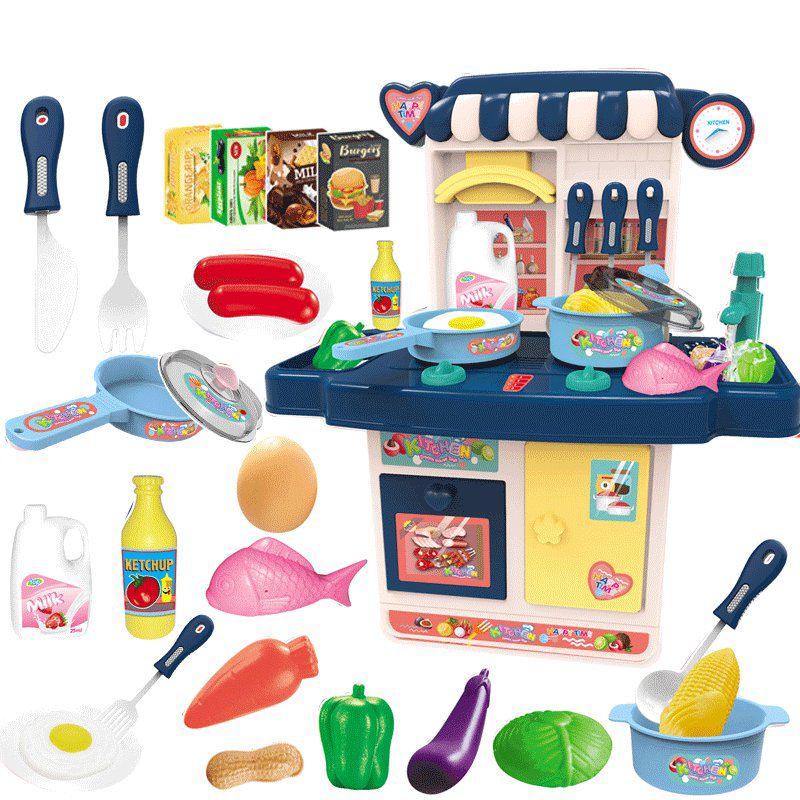 BỘ ĐỒ CHƠI BÀN BẾP & MÁY SINH TỐ CHO BÉ