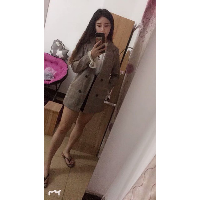 (HÀNG ORDER) Áo Blazer kẻ 2 hàng cúc hot hit GNCM | BigBuy360 - bigbuy360.vn