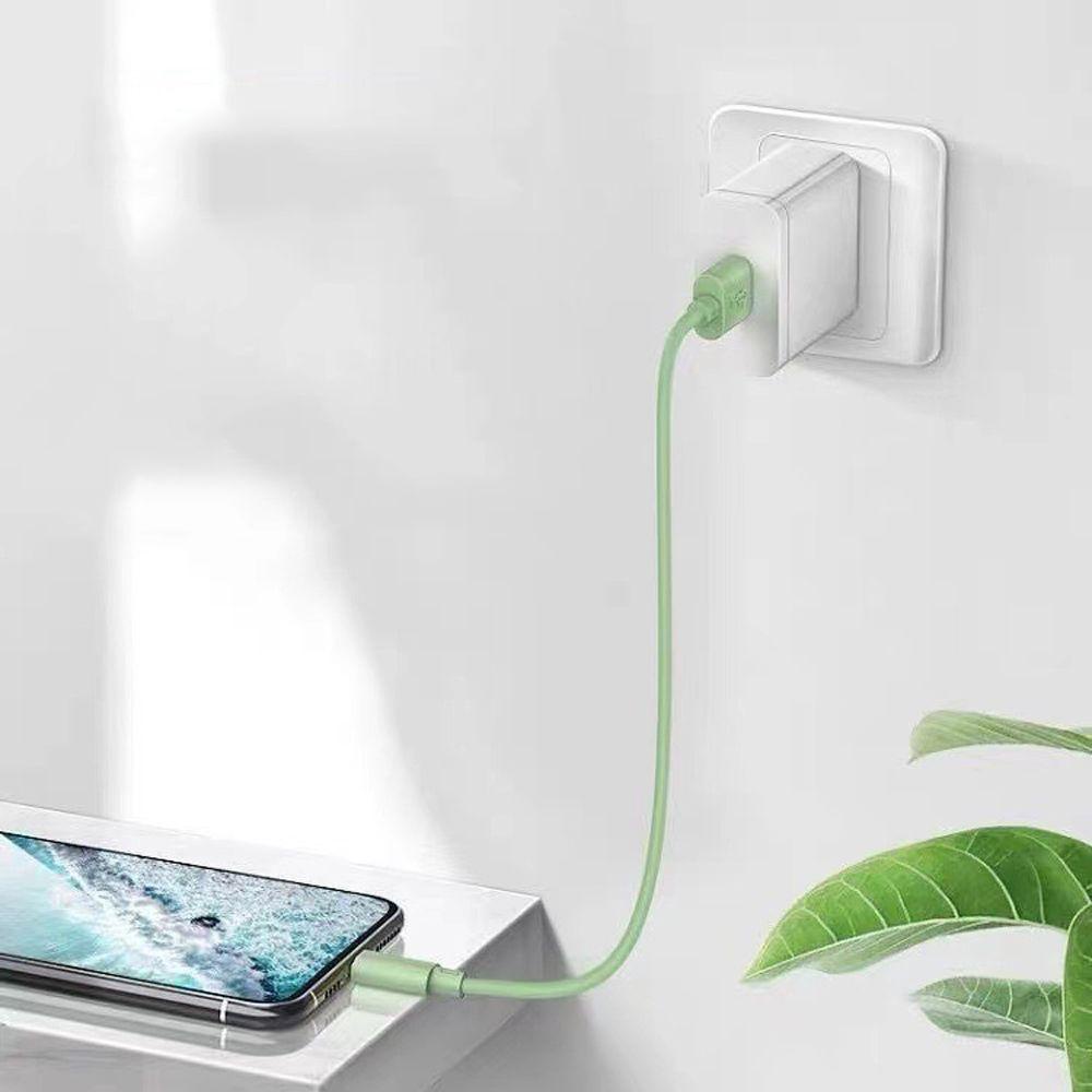 Dây Cáp Sạc Nhanh Usb 3A Micro Usb 3A Chất Lượng Cao Bằng Silicon Mềm