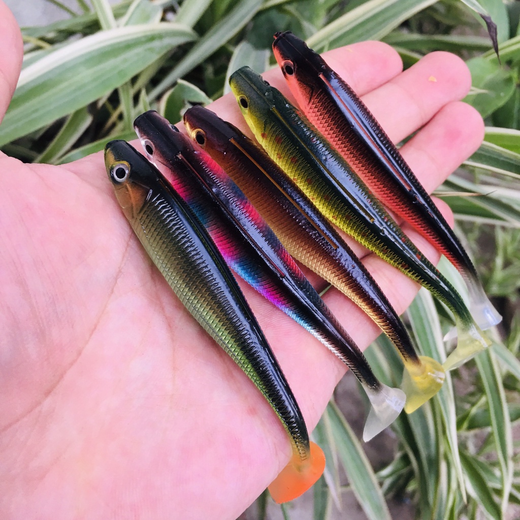 Combo 5 mồi mềm câu lure Proberos dài 9cm nặng 5gr chuyên câu lure, cá lóc, chẽm, cá nhát ăn phukiencaulure25