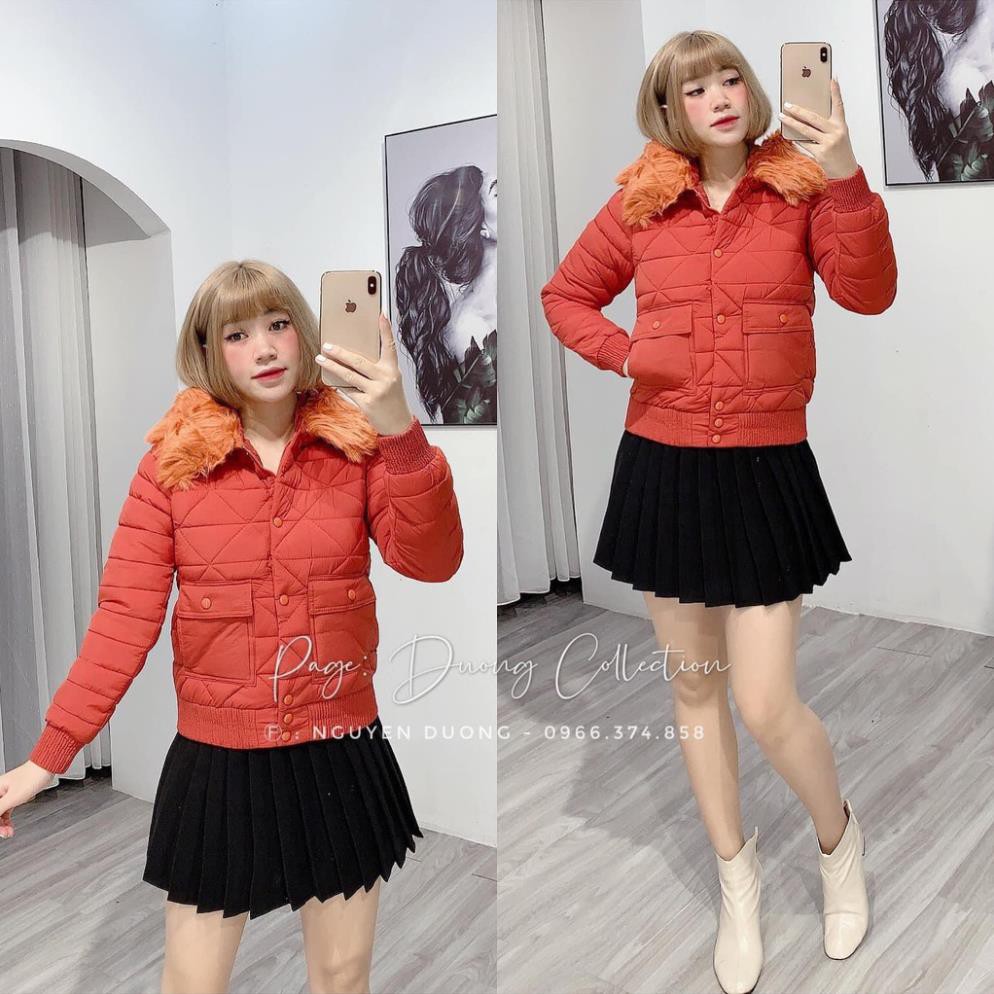 Áo Phao Nữ, Áo Khoác Phao Trang Phục Đông Túi Trần Bông Nhiều Màu Siêu Nhẹ Chống Nước. | BigBuy360 - bigbuy360.vn