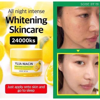Mặt nạ ngủ trắng da SOME BY MI YUJA NIACIN 30 DAYS MIRACLE BRIGHTENING SLEEPING MASK