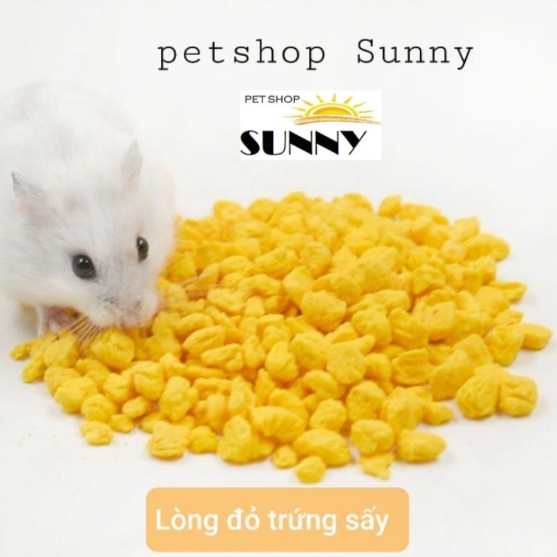 Lòng đỏ trứng sấy cho hamster
