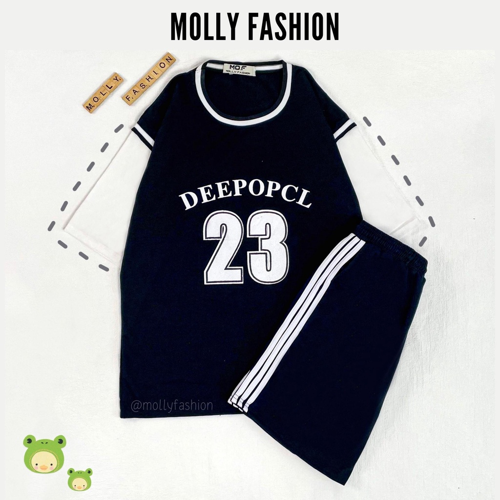 Set Đồ Bộ Bóng Rổ Nam Nữ DEEPOPCL 23 phong các Ulzzang, Phom Unisex Freesize Molly Fashion