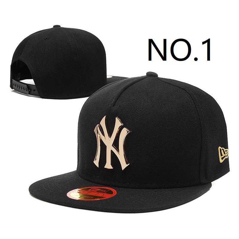 TD6O Fashion New York Yankees Cap MLB Hiphop Hat Adjustable Cap Baseball Cap Black red 2 models zHfO