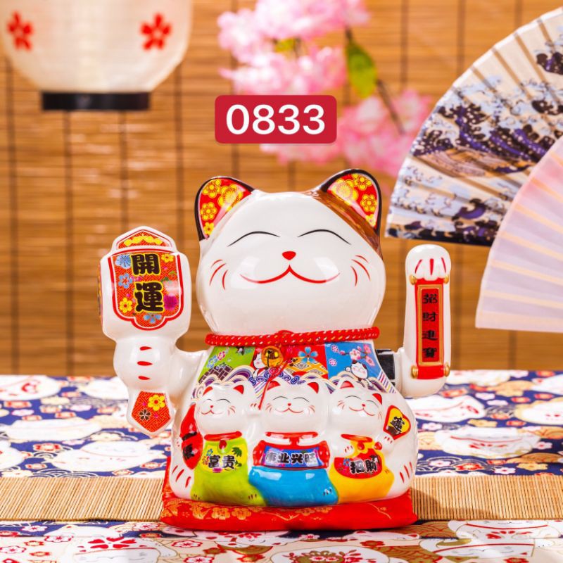 Mèo Thần Tài cao 20cm