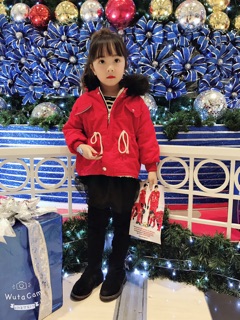 Áo parka lót lông cừu