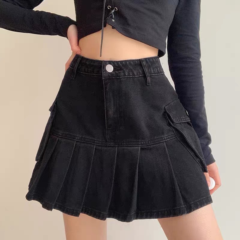 Chân váy jeans ngắn xoè cá tính cho các bạn nữ năng động với mùa hè 2021 | BigBuy360 - bigbuy360.vn