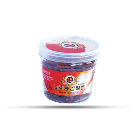 Hồng Sâm Thái Lát Tẩm Mật Ong Hàn Quốc, hộp nhựa 200gr - hoanggamkorea