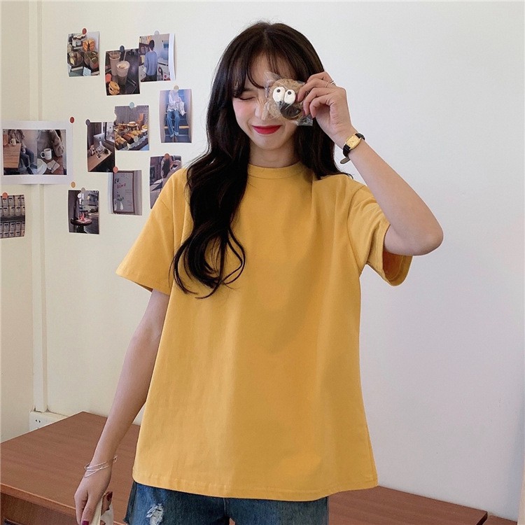 Áo thun tay ngắn phong cách Hàn Quốc  trẻ trung dành cho nữ