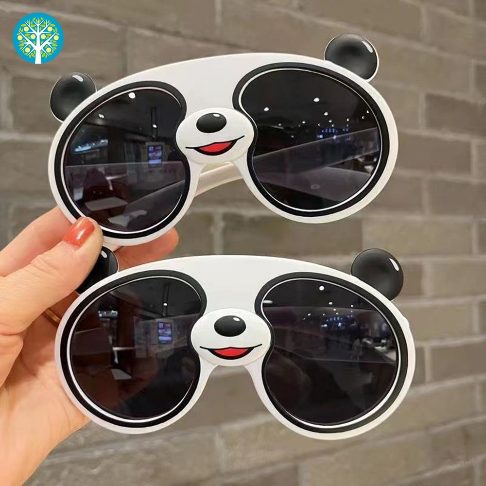 Kính Mát Phân Cực Chống Tia UV Hình Gấu Trúc Dễ Thương Cho Bé