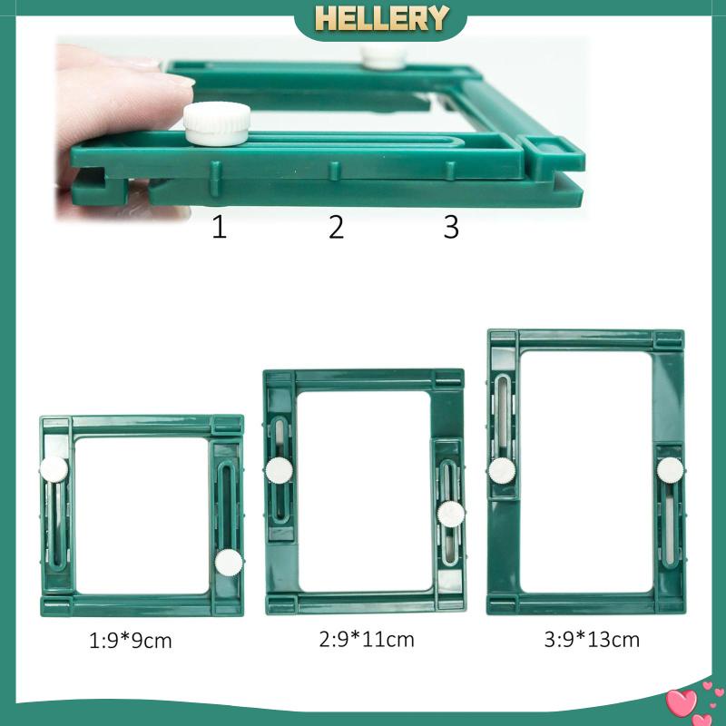 Bộ 3 Dụng Cụ Làm Tua Rua Bằng Nhựa Hình Vuông DIY