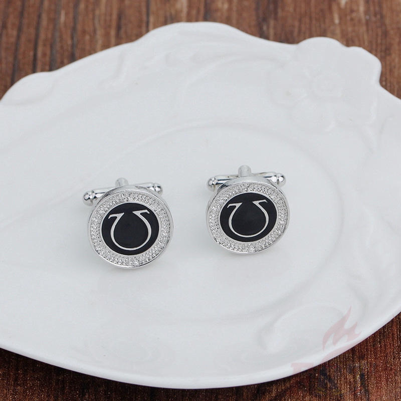 > Ready Stock < ❉ Omega Cuff Button ❉2Pcs/Pair Ω Fashion Shirt Cufflinks