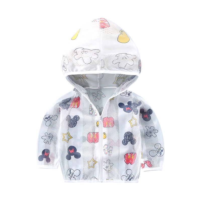 Áo Khoác Chống Nắng Siêu Nhẹ Thoáng Khí Thời Trang Mùa Hè Hàng Mới Dành Cho Trẻ Em