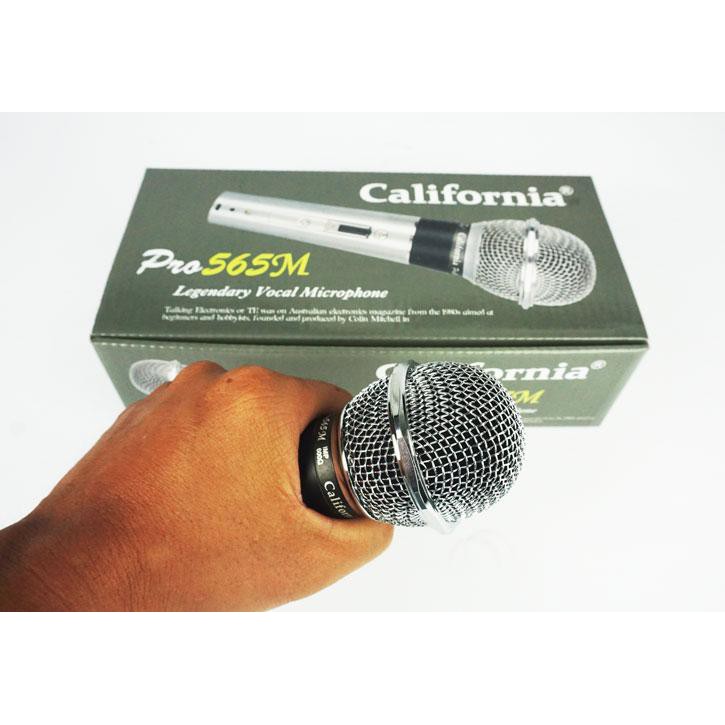 Micro có dây California PRO 565M hát karaoke, dùng trong các buổi họp, hội trường quy mô lớn