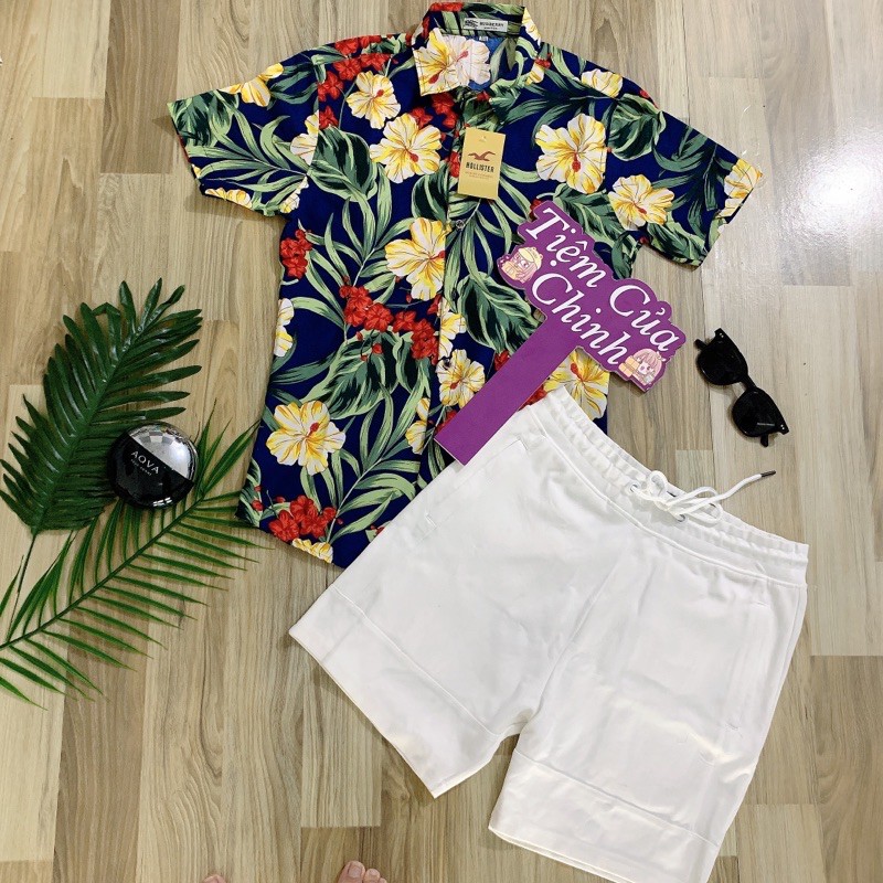 áo sơ mi Hollister nam tay ngắn giá rẻ
